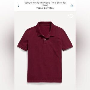 Old Navy Boys Uniform Polo Shirts SZ XL (14-16)